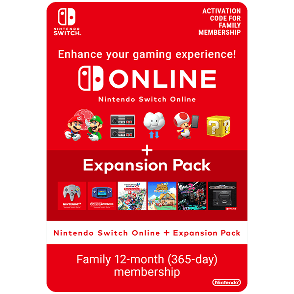 Nintendo Switch Online + Expansion Pack (Family Membership)