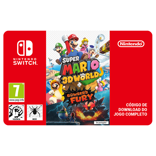 Jogo Super Mario 3D World + Bowser's Fury para Nintendo Switch